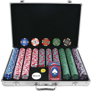 Trademark Poker 650 Chip NexGen Pro Classic Style Poker Chip Set with Aluminum