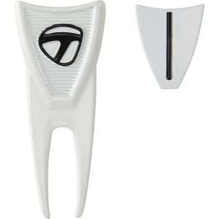 TAYLORMADE Divot Repair Tool and Ball Marker, White