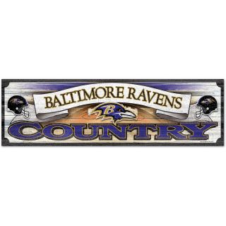 Wincraft Baltimore Ravens Country 9x30 Wooden Sign (50495011)