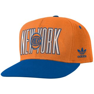 adidas Youth New York Knicks Lifestyle Team Color Snapback   Size Youth