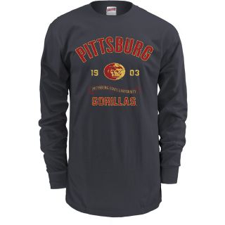 MJ Soffe Mens Pittsburg State Gorillas Long Sleeve T Shirt   Size Small, Pitt