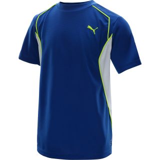 PUMA Boys 48 Soccer Short Sleeve T Shirt   Size Small, Competition Blue