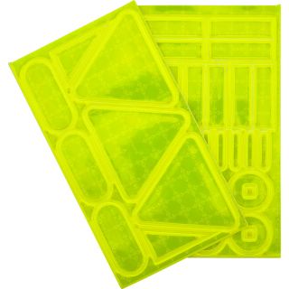 NATHAN Reflective Stickers, Yellow