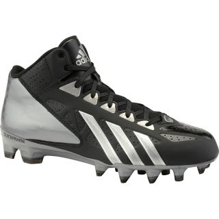 adidas Mens Filthy Quick Mid Football Cleats   Size 10, Black/white
