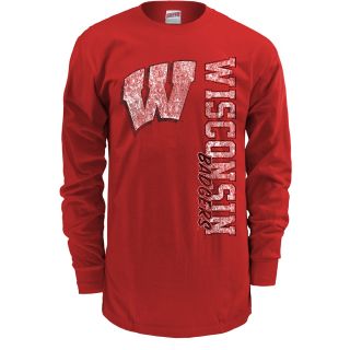 MJ Soffe Mens Wisconsin Badgers Long Sleeve T Shirt   Size Large, Wisconsin