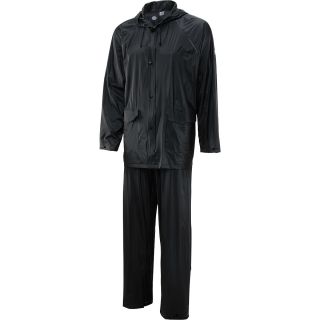 SPORTS AUTHORITY Adult Packable Rainsuit Set   Size Small, Black