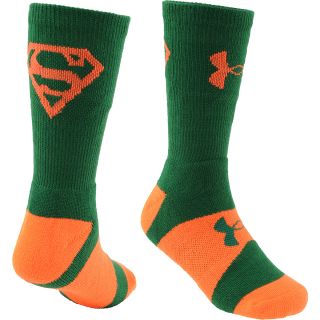 UNDER ARMOUR Youth Alter Ego Superman Performance Crew Socks   Size Small,