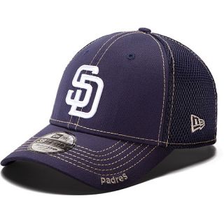 NEW ERA Mens San Diego Padres Neo 39THIRTY Structured Fit Cap   Size S/m, Navy