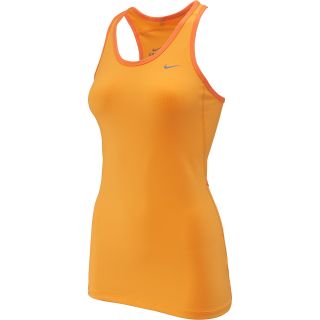 NIKE Womens Solid Long Stretch Distance Running Tank   Size Xl, Atomic
