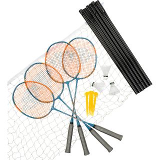CARLTON PowerBlade Tournament 4 Player Badminton Set, Blue