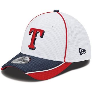NEW ERA Mens Texas Rangers Abrasion Plus 39THIRTY Stretch Fit Cap   Size M/l,