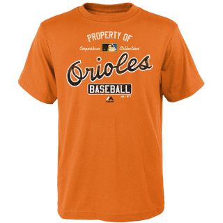 MAJESTIC ATHLETIC Youth Baltimore Orioles Vintage Property Of Short Sleeve T 