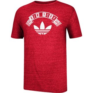 adidas Mens New York Red Bulls Tri Blend Represent Short Sleeve T Shirt   Size