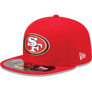 NEW ERA Mens San Francisco 49ers Official On Field 59FIFTY Fitted Hat   Size