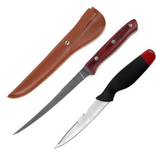 Gone Fishing Filet Knife & Floating Multipurpose Knife (25 YD601 2)