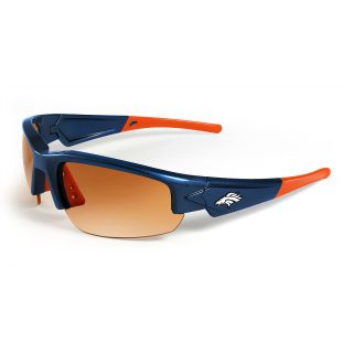 MAXX Denver Broncos Dynasty 2.0 Blue Sunglasses, Blue/orange