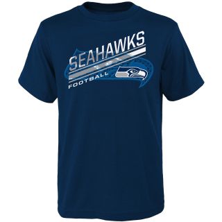 NFL Team Apparel Youth Seattle Seahawks Serious Business Short Sleeve T Shirt  