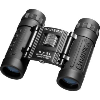 Barska Lucid View Series Binoculars   Size 8x21, Black (AB10108)