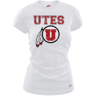 MJ Soffe Womens Utah Utes T Shirt   White   Size XL/Extra Large, Utah Utes