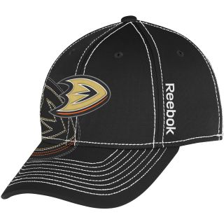 adidas Mens Anaheim Ducks Draft Stretch Fit Cap   Size L/xl