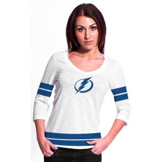 LEVELWEAR Womens Tampa Bay Lightning Scrimmage Chloe Elbow Sleeve T Shirt  