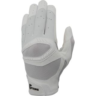 CUTTERS Adult S540 Rev Pro 3D Football Receiver Gloves   Size Large, White