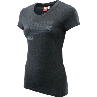 PUMA Womens Athletics Short Sleeve T Shirt   Size Medium, Blackberry Cordinal