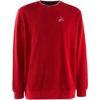 Antigua Mens St. Louis Cardinals Executive Long Sleeve Crewneck Sweater   Size