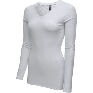 UNDER ARMOUR Womens ColdGear Infrared Long Sleeve V Neck Top   Size Medium,