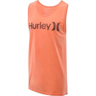 HURLEY Mens One & Only Premium Tank Top   Size Large, Neon Orange