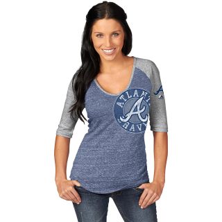 MAJESTIC ATHLETIC Womens Atlanta Braves League Excellence T Shirt   Size Xl,