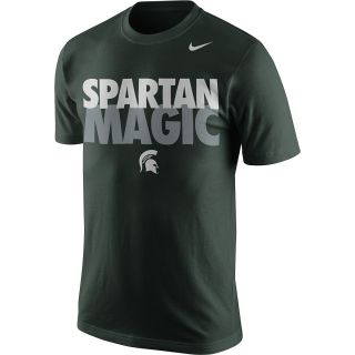NIKE Mens Michigan State Spartans Select Sun Short Sleeve T Shirt   Size 2xl,