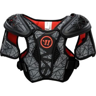 WARRIOR Youth Adrenaline X2 Hitman Lacrosse Shoulder Pads   Size Small, Black