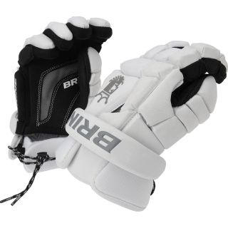BRINE Mens King Superlight II Lacrosse Gloves   Size 13, White