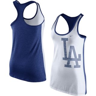 NIKE Womens Los Angeles Dodgers Dri Blend Logo Loose Tank Top   Size Small,