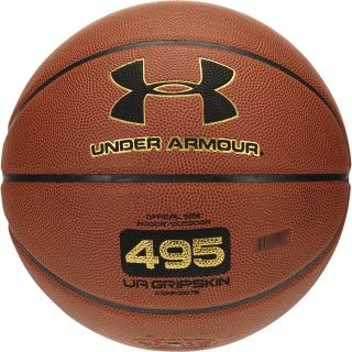 UNDER ARMOUR 495 Official 29.5 Inch Basketball   Size 7, Amber
