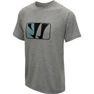 WARRIOR Mens Playerz Tech Short Sleeve T Shirt   Size Medium, Athletic Grey