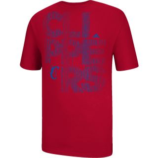 adidas Mens Los Angeles Clippers Written Out Short Sleeve T Shirt   Size