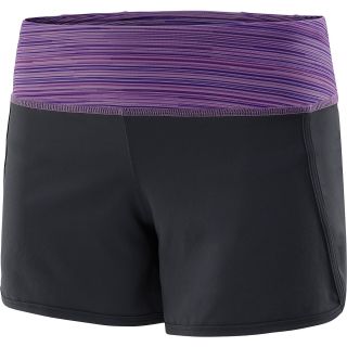 UNDER ARMOUR Womens Get Going Running Shorts   Size Medium, Lead/exotic Bloom