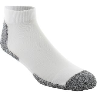 Thorlo Womens Thin Cushion Mini Crew Running Socks   Size Medium, White