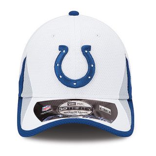NEW ERA Mens Indianapolis Colts Training Camp 39THIRTY Stretch Fit Cap   Size