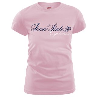 MJ Soffe Womens Iowa State Cyclones T Shirt   Soft Pink   Size Medium, Iowa