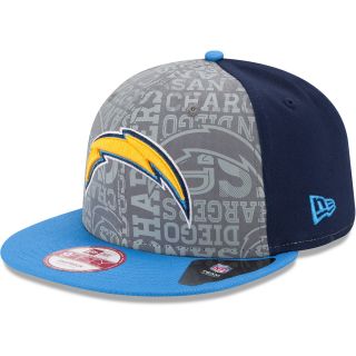 NEW ERA Mens San Diego Chargers Reflective Draft 9FIFTY One Size Fits All Cap,