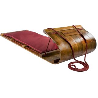 Lucky Bums Heirloom Collection 48 inch Wooden Toboggan with Pad (130.48SRD)