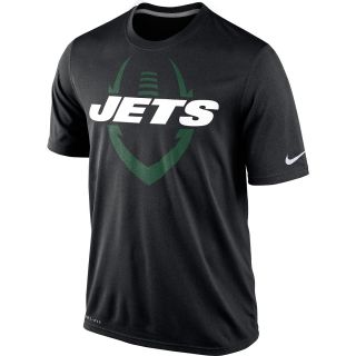 NIKE Mens New York Jets Dri FIT Legend Icon Short Sleeve T Shirt   Size Xl,