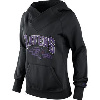 NIKE Womens Baltimore Ravens All Time Therma FIT Hoody   Size Small,