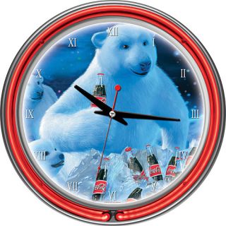 Trademark Global Coca Cola Neon Clock (COKE 1400 PB4)
