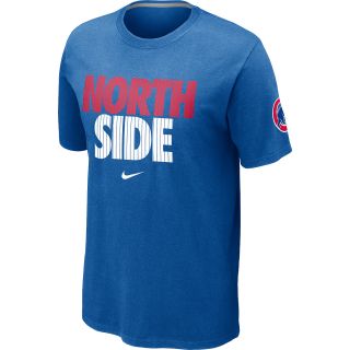 NIKE Mens Chicago Cubs 2014 North Side Local Short Sleeve T Shirt   Size