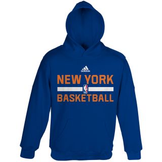 adidas Youth New York Knicks Practice Logo Fleece Hoody   Size Small