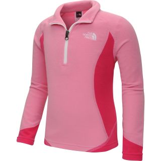 THE NORTH FACE Girls Glacier 1/4 Zip Jacket   Size Small, Ruffle Pink